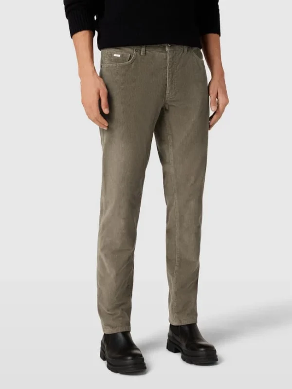 Brax Cordhose In 5-Pocket-Design Modell ‘Cadiz’ – Olivgrün 5