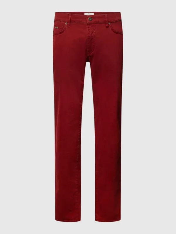 Brax Straight Fit Chino Mit Label-Detail Modell ‘Cadiz’ – Rot 3