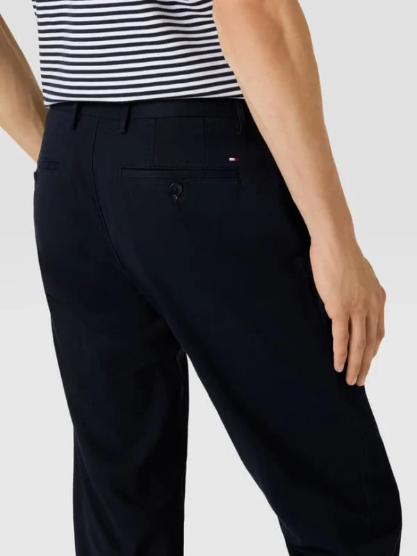 Tommy Hilfiger Hose Mit Label-Details Modell ‘Denton’ – Marineblau 4