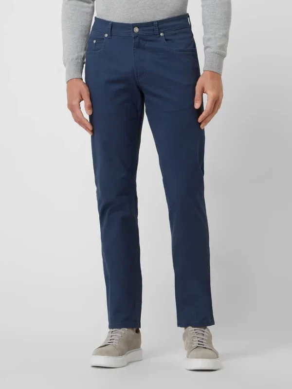 Christian Berg Men Chino Mit Stretch-Anteil – Royalblau 5