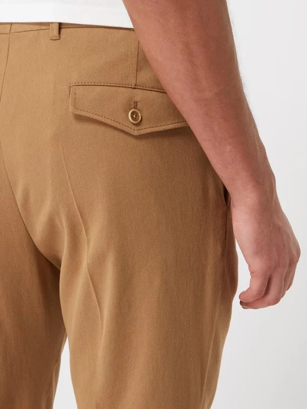 Windsor Bundfaltenhose Mit Viskose-Anteil Modell ‘Sapo’ – Camel 4