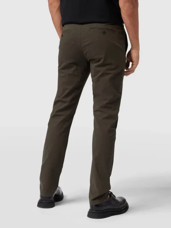 MCNEAL Slim Fit Chino Mit Stretch-Anteil – Olivgrün 6