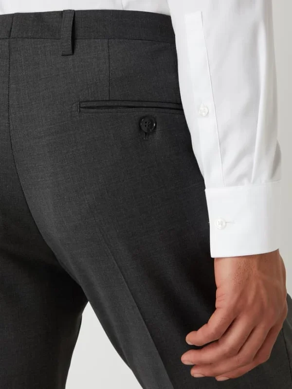 Cinque Super Slim Fit Anzughose Mit Stretch-Anteil Modell ‚Cicastello‘ – Mittelgrau 4