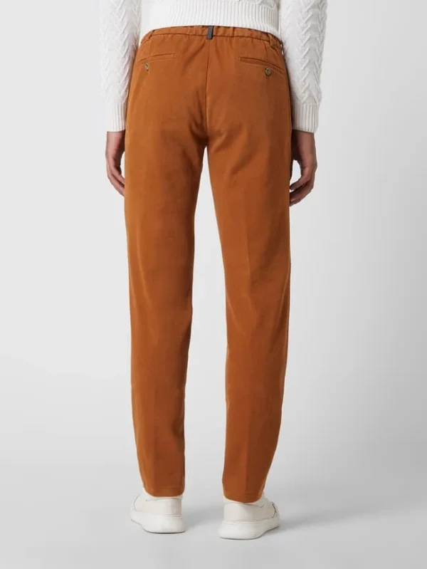 Hiltl Chino Mit Stretch-Anteil Modell ‘Trento’ – Cognac 6