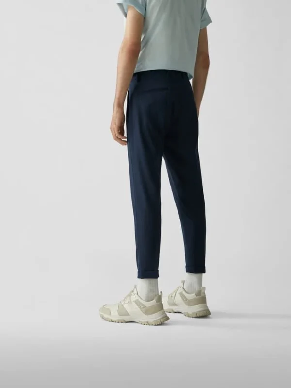 Stylebop Bundfaltenhose Aus Wolle – Blau 6