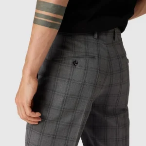 Mango Stoffhose Mit Tartan-Karos – Mittelgrau 11