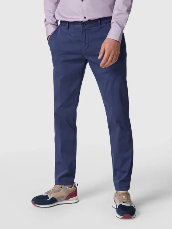 Roy Robson Slim Fit Chino Mit Stretch-Anteil – Blau 5