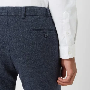 Hiltl Chino Mit Stretch-Anteil Modell ‘Tarent’ – Rauchblau 11