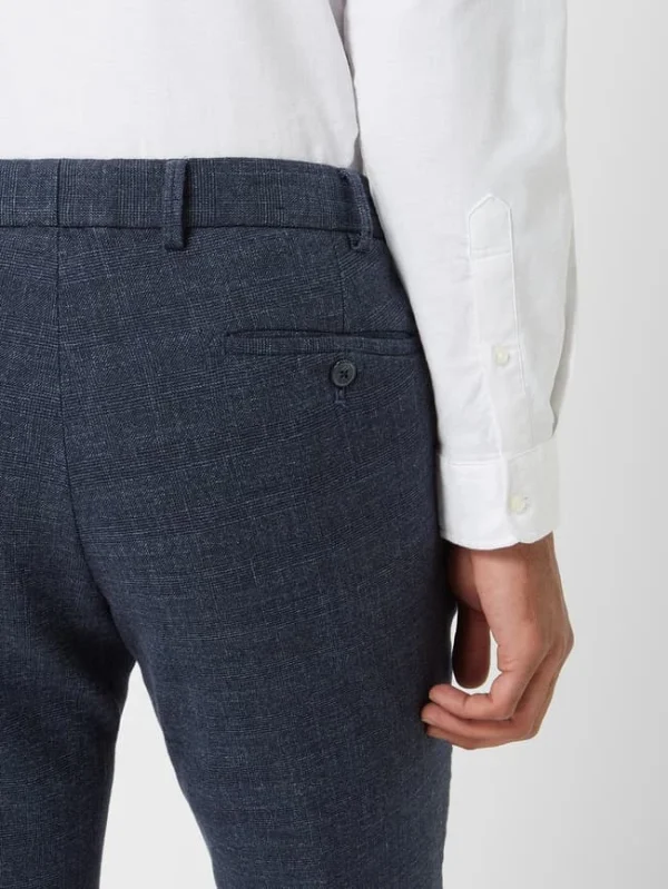 Hiltl Chino Mit Stretch-Anteil Modell ‘Tarent’ – Rauchblau 4