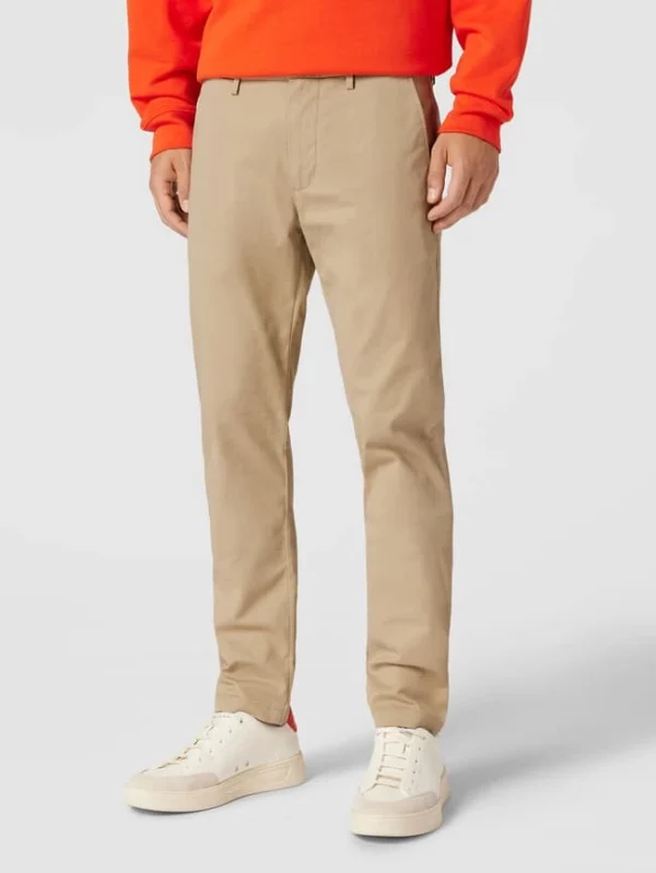 Tommy Hilfiger Chino Mit Label-Detail Modell ‚CORE BLEECKER 1985‘ – Sand 5