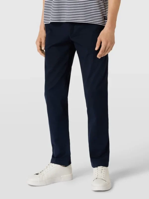 Tommy Hilfiger Hose Mit Label-Details Modell ‘Denton’ – Marineblau 5