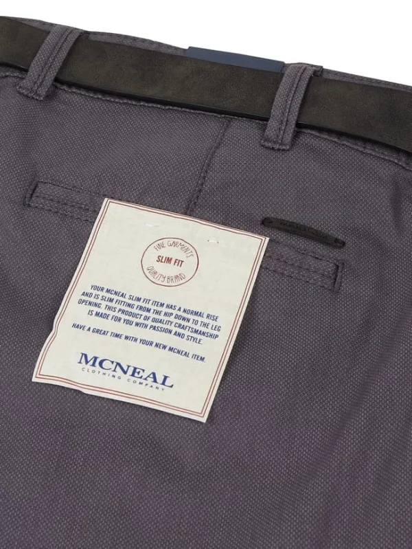 MCNEAL Slim Fit Hose Mit Stretch-Anteil – Dunkelgrau 7