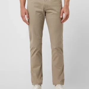 Christian Berg Men Chino Mit Stretch-Anteil – Hellbraun 13