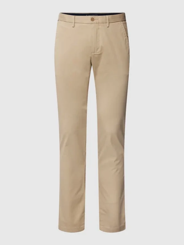 Tommy Hilfiger Chino Mit Label-Detail Modell ‚CORE BLEECKER 1985‘ – Sand 3