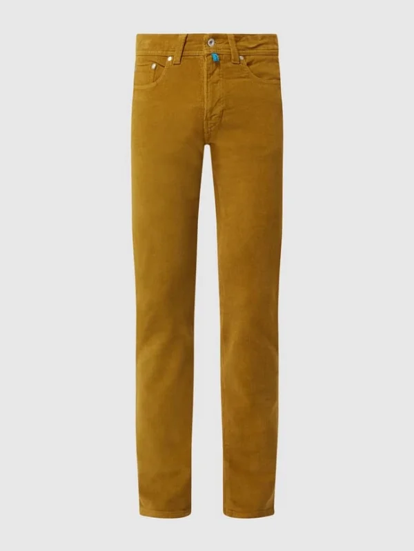 Pierre Cardin Tapered Fit Cordhose Mit Stretch-Anteil Modell ‘Lyon’ – ‘Futureflex’ – Camel 3