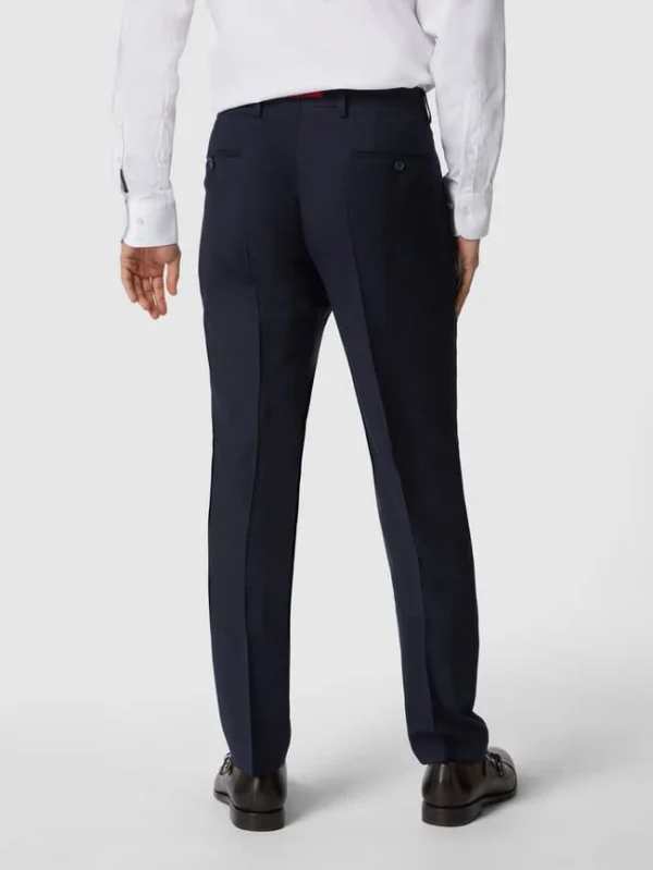 Roy Robson Slim Fit Anzughose Aus Schurwolle ‚Techno Suit‘ – Marineblau 6