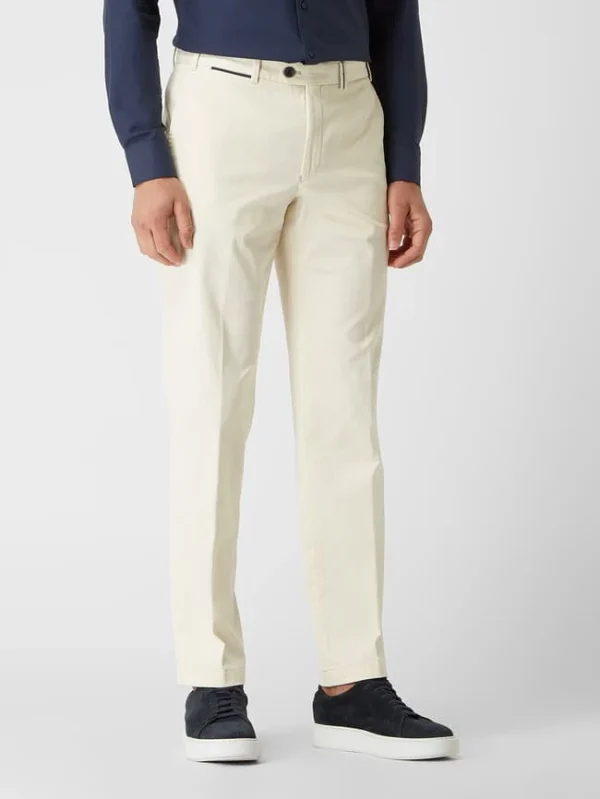 Hiltl Regular Fit Chino Mit Stretch-Anteil Modell ‘Peaker’ – Offwhite 5