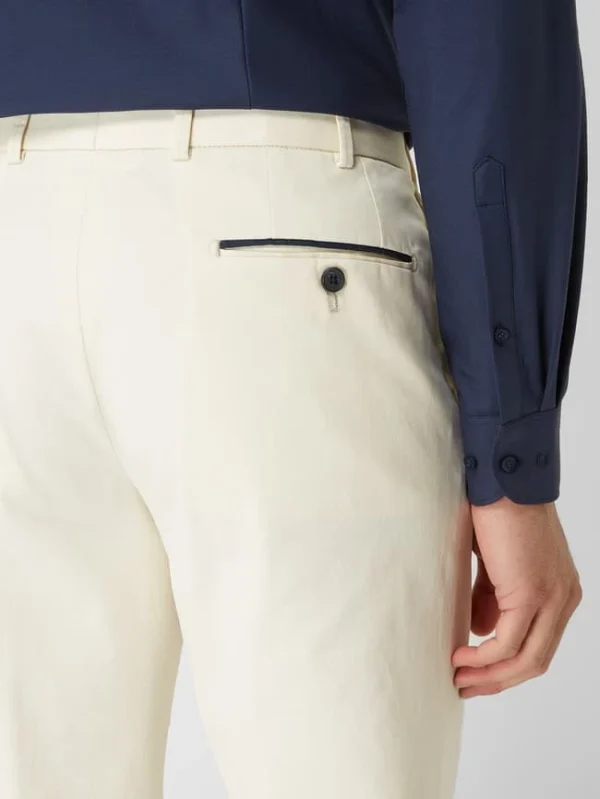 Hiltl Regular Fit Chino Mit Stretch-Anteil Modell ‘Peaker’ – Offwhite 4