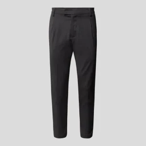 Stylebop Regular Fit Hose Mit Bundfalten – Dunkelgrau 10