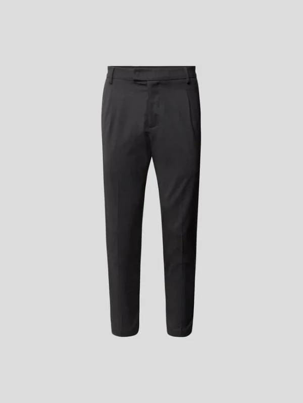 Stylebop Regular Fit Hose Mit Bundfalten – Dunkelgrau 3