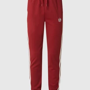 SERGIO TACCHINI Trainingshose Mit Kontraststreifen Modell ‚New Darmarindo‘ – Dunkelrot 9