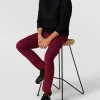 MCNEAL Super Slim Fit Chino Mit Stretch-Anteil – Bordeaux Rot 19