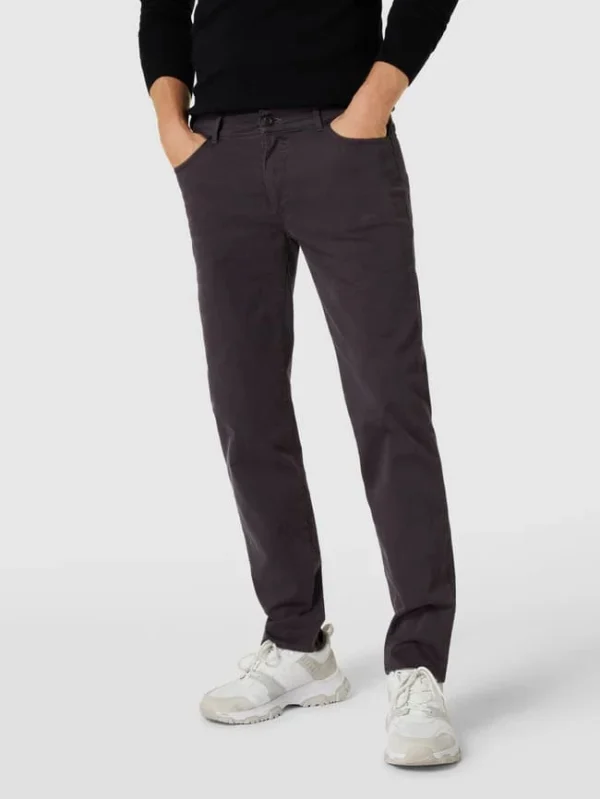 Brax Straight Fit Chino Mit Label-Detail Modell ‘Cadiz’ – Mittelgrau 5