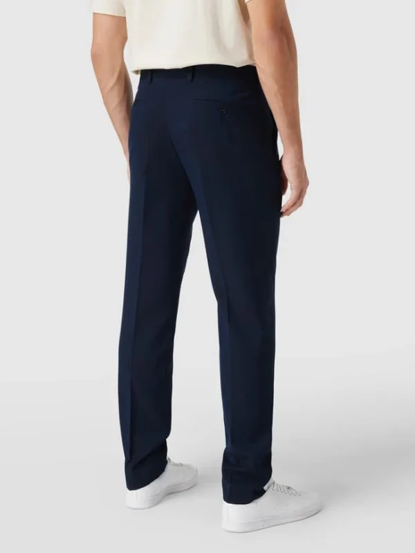 S.Oliver BLACK LABEL Anzug-Hose Mit Webmuster – Marineblau 6