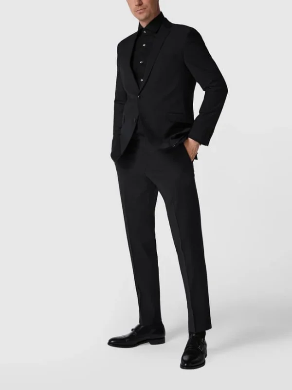 Strellson Slim Fit Anzughose Mit Stretch-Anteil ‚Flex Cross‘ – Schwarz 1