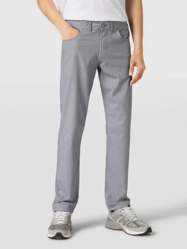 Christian Berg Men Straight Fit Chino Mit Stretch-Anteil – Mittelgrau 5