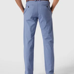 MCNEAL Slim Fit Chino Mit Gürtel – Hellblau 15