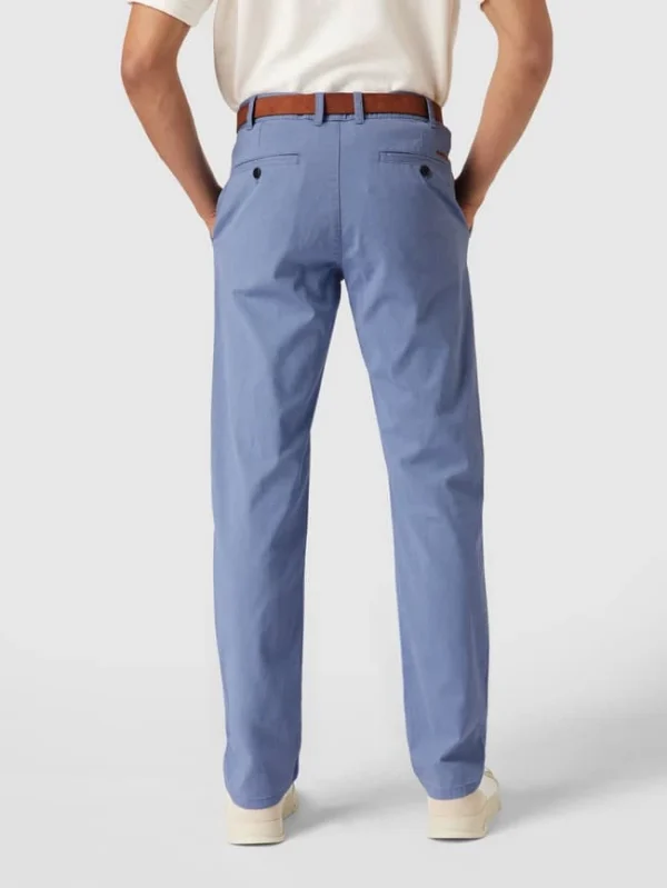 MCNEAL Slim Fit Chino Mit Gürtel – Hellblau 6