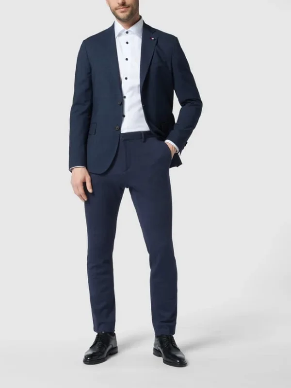 Tommy Hilfiger Slim Fit Anzughose Mit Stretch-Anteil – Marineblau 1