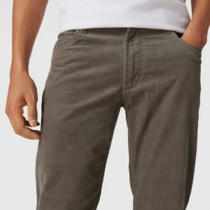 Christian Berg Men Cordhose Mit Stretch-Anteil – Taupe 11