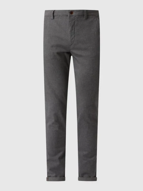 Jack & Jones Slim Fit Hose Mit Stretch-Anteil Modell ‚Marco‘ – Anthrazit Meliert 3