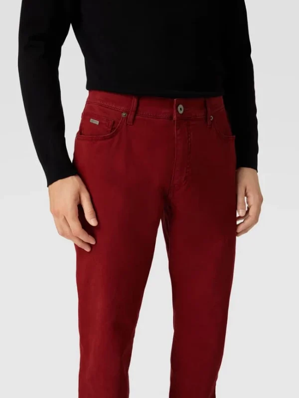 Brax Straight Fit Chino Mit Label-Detail Modell ‘Cadiz’ – Rot 4