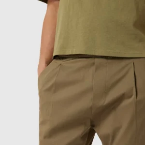 Stylebop Stoffhose Mit Elastischem Bund – Khaki 11