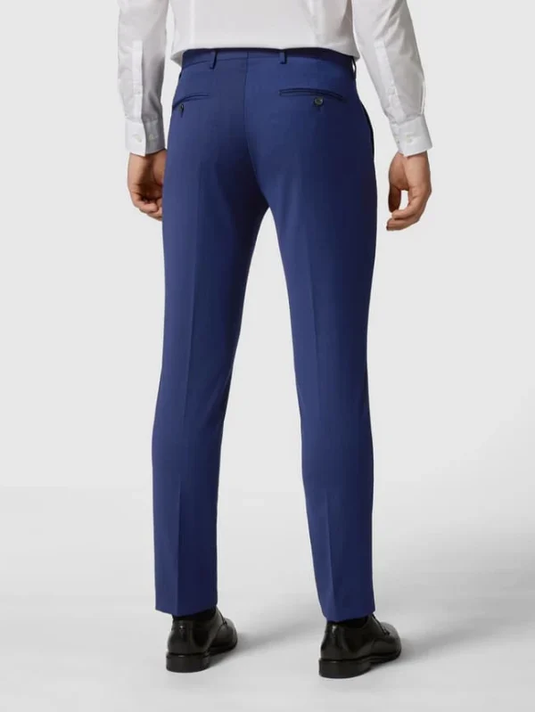 Selected Homme Slim Fit Anzug-Hose Mit Webmuster – Royalblau 6