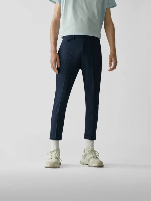 Stylebop Bundfaltenhose Aus Wolle – Blau 5