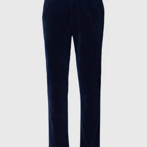 Christian Berg Men Straight Fit Cordhose Mit Stretch-Anteil – Blau 9