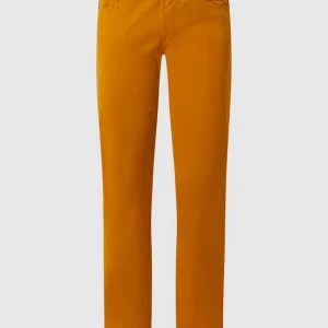 Christian Berg Men Chino Mit Stretch-Anteil – Dunkelgelb 9