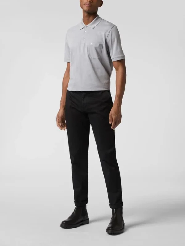 Roy Robson Slim Fit Chino Mit Stretch-Anteil – Schwarz 1