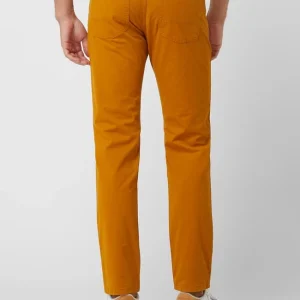 Christian Berg Men Chino Mit Stretch-Anteil – Dunkelgelb 15