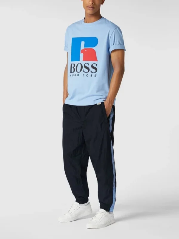 BOSS Trainingshose Mit Label-Patch Modell ‚Janyl‘ – Marineblau 1