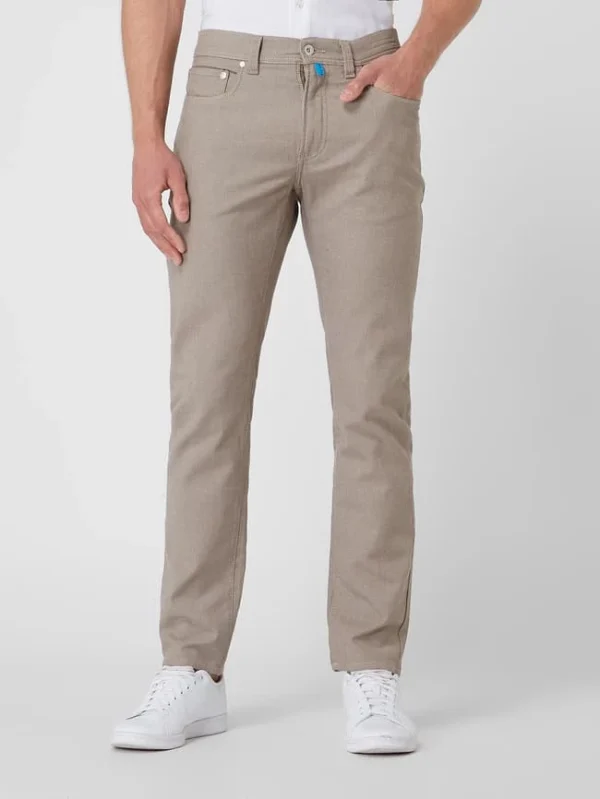 Pierre Cardin Tapered Fit Hose Mit Hohem Stretch-Anteil Modell ‘Lyon’ – ‘Futureflex’ – Beige 5