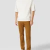 MCNEAL Slim Fit Chino Mit Gürtel – Camel 17