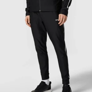 BOSS Athleisurewear Trainingshose Mit Kontraststreifen Modell ‚Hicon Gym‘ – Schwarz 13