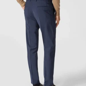 Strellson Slim Fit Anzughose Mit Bügelfalten ‚Flex Cross‘ – Marineblau 15