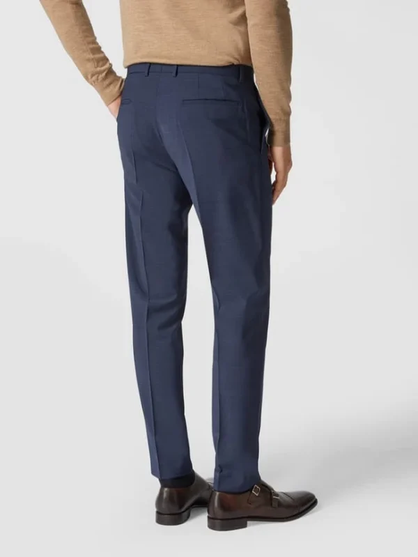 Strellson Slim Fit Anzughose Mit Bügelfalten ‚Flex Cross‘ – Marineblau 6