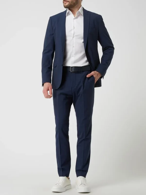 S.Oliver BLACK LABEL Anzughose Mit Schurwoll-Anteil ‚Ultimate Suit‘ – Royalblau 1